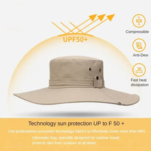 Load image into Gallery viewer, Adjustable Outdoor Hiking Caps Sunscreen Protection