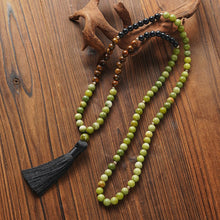 Load image into Gallery viewer, 108 Mala Beaded Necklace for Men and Women,