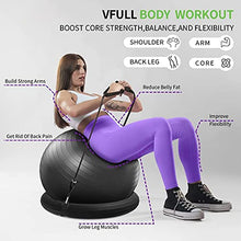 Load image into Gallery viewer, Fitness Yoga Ball Chair Exercise Stability Ball