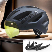 Load image into Gallery viewer, PJT New LED Bike Helmet With Sun Goggle Visor