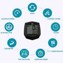 Load image into Gallery viewer, 1PCS Waterproof Wired Digital Bike Ride Speedometer Odometer