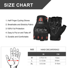 Load image into Gallery viewer, Fingerless Driving Motorcycle Biker Gloves Cycling Biking Gloves for Men Women
