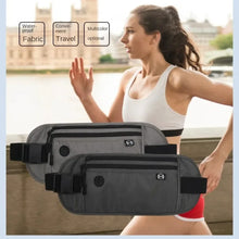 Load image into Gallery viewer, Invisible Travel Waist Pack Pouch for Passport Money Belt Bag