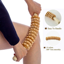 Load image into Gallery viewer, 1 PC Wood Bendable Massage Roller Wooden Therapy Massager Tools