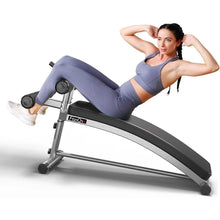 Load image into Gallery viewer, Adjustable Decline Sit Up Bench Reverse Crunch