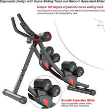 Load image into Gallery viewer, Ab Machine Multi-Functional Exercise Equipment for Home Gym, Height Adjustable Abs Workout Equipment
