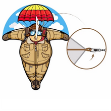 Load image into Gallery viewer, free shipping Cartoon skydiving kite parachute wind kite