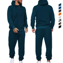 Load image into Gallery viewer, Men’s Sweatsuits Set 2 Piece Track Suits Hoodie Sport Outfit Jogging Casual Athletic Streetwear