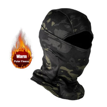 Load image into Gallery viewer, Winter Fleece Warm Camouflage Balaclava Outdoor Cold-proof Ski Cycling Full Face Mask