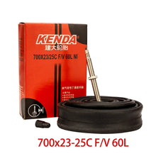 Load image into Gallery viewer, Kenda Bicycle Inner Tubes 700c French/Presta Schrader Valve