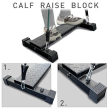Load image into Gallery viewer, Multifunctional Steel Calf Raise Bar, Wide Standing Calf Raise Block