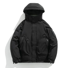 Load image into Gallery viewer, Men's Ski Jacket Winter Windproof Warm Coat Outdoor Sports Mountain Overcoat Hooded Snowboarding