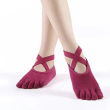 Load image into Gallery viewer, Women Breathable Yoga Socks Five Toe