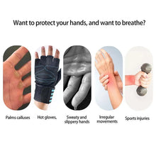 Load image into Gallery viewer, Bench Press Weight Lifting Wrist Hooks Straps Deadlift Gloves and Grip Pads