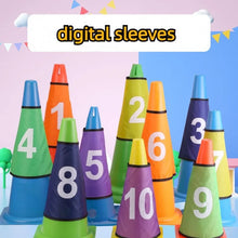 Load image into Gallery viewer, 10 Pcs Football Sign Bucket Number Sleeves