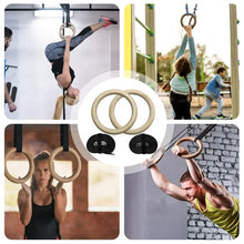 Load image into Gallery viewer, Exercise Rings With Straps Versatile Home Fitness Equipment Calisthenics Rings