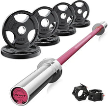 Load image into Gallery viewer, 4ft/4.8ft/6ft Olympic Barbell for Strength and Weightlifting Training