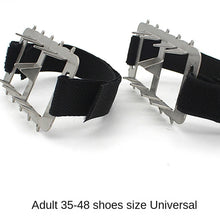 Load image into Gallery viewer, 10/26Teeth Ice Gripper Spike for Shoes Winter Outdoor Anti-Slip Hiking Mountain Climbing
