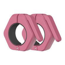 Load image into Gallery viewer, Non Slip 2 Inch Olympic Barbell Clamps with Quick Release Spin Lock