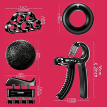 Load image into Gallery viewer, Grip Strengthener - 5 Piece Kit with Hand Grips
