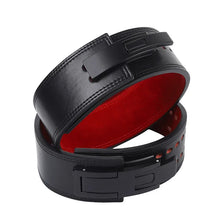 Load image into Gallery viewer, Cowhide Waist Belt Fitness Bodybuilding