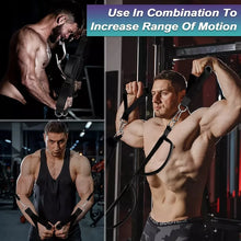 Load image into Gallery viewer, Fitness Tricep Rope Cable Attachment With 2pcs Grip Power Sports Handles Strap For Home Gym Arm Weightlifting Strength Training
