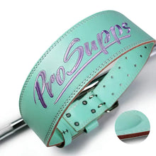 Load image into Gallery viewer, Weight Lifting Leather Belt