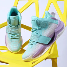 Load image into Gallery viewer, New Popular Creative Fluorescent Color Blocking Low Cut Breathable Anti Slip Wear-resistant Basketball Shoes