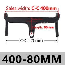Load image into Gallery viewer, KOCEVLO X01 Road Bike Full Carbon Fiber Stem Integrated Bicycle Handlebar