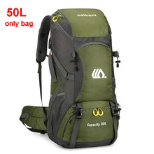 Load image into Gallery viewer, 50L Travel Backpack Camping Men Large Hiking Bag