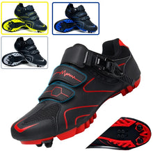Load image into Gallery viewer, Men Cycling Sneakers MTB Shoes Anti Slip Breathable Clip Mountain Bike Footwear