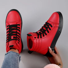 Load image into Gallery viewer, 2025 Spring Fashion Red Men's Sneakers High Top Skateboarding Shoes for Men Women