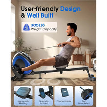 Load image into Gallery viewer, WELLFIT Rowing Machine, Magnetic Rower Machine
