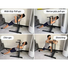 Load image into Gallery viewer, 3in1 Dip Station Bulgarian Split Squat and Calf Raise Stand