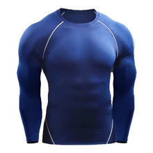 Load image into Gallery viewer, Compression Long Sleeve T Shirt Men Elastic Training T-shirt