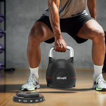 Load image into Gallery viewer, 7 in 1 Adjustable Kettlebell 5-44lbs Adjustable Kettlebell