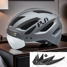 Load image into Gallery viewer, PJT New LED Bike Helmet With Sun Goggle Visor