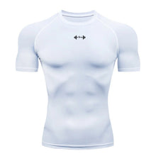 Load image into Gallery viewer, Mens Running Compression T-shirt Short Sleeve Sport Tees