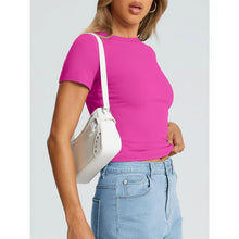 Load image into Gallery viewer, Trendy Queen Womens Basic T Shirts Summer Tops