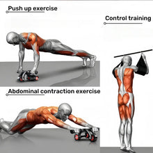 Load image into Gallery viewer, Push Up Abdominal Roller Coaster