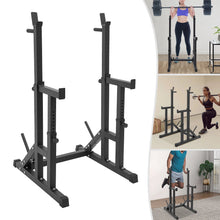 Load image into Gallery viewer, Barbell Rack, Adjustable Barbell Rack, Multi-function Barbell Rack