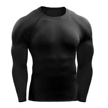 Load image into Gallery viewer, Compression Long Sleeve T Shirt Men Elastic Training T-shirt