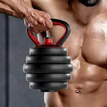 Load image into Gallery viewer, Kettle Bell Handle For Dumbbell Adjustable Heavy Duty Kettlebell Handle