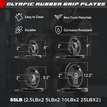 Load image into Gallery viewer, 4ft/4.8ft/6ft Olympic Barbell for Strength and Weightlifting Training