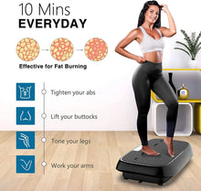 Load image into Gallery viewer, Vibration Plate, Whole Body Vibration Platform Exercise Machine with Bluetooth