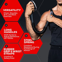 Load image into Gallery viewer, Arm Training Chest Strength Spring Power Twister Bar