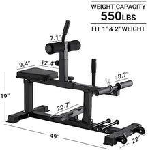 Load image into Gallery viewer, Calf Raise Machine, Adjustable Seated Calf Workout Machine