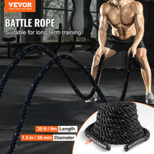 Load image into Gallery viewer, VEVOR Battle Rope 1.5 Inch Diameter 30Ft Length for Home Gym