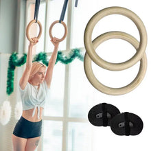 Load image into Gallery viewer, Exercise Rings With Straps Versatile Home Fitness Equipment Calisthenics Rings