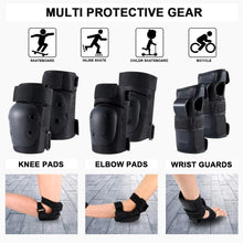 Load image into Gallery viewer, Adult/Kids Knee Pads Elbow Pads Wrist Guards 6 in 1 Protective Gear